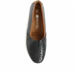 Pavers Leather Slip-On Shoes - NAP35001 / 321 453