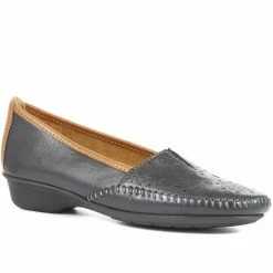 Pavers Leather Slip-On Shoes - NAP35001 / 321 453