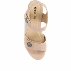 Pavers Strappy Heeled Sandals - BAIZH35053 / 321 470