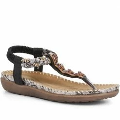 Pavers Embellished Toe Post Sandals - BAIZH35075 / 321 464