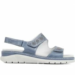 Fly Flot Adjustable Flat Leather Sandals - CAL33003 / 319 505