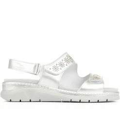 Fly Flot Adjustable Flat Leather Sandals - CAL33003 / 319 505