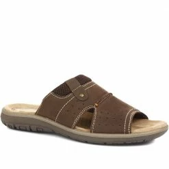 Pavers Men's Leather Mule Sandals - DDIN31023 / 317 728 13 Pavers Men's Leather Mule Sandals - DDIN31023 / 317 728