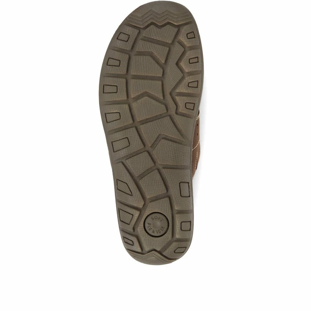 Pavers Men's Leather Mule Sandals - DDIN31023 / 317 728 11 Pavers Men's Leather Mule Sandals - DDIN31023 / 317 728