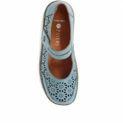 Pavers Wide Fit Leather Mary Jane Shoes - DRTMA35003 / 322 098