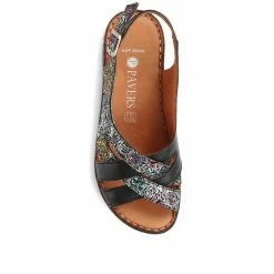 Pavers Wide Fit Leather Slingback Sandals - KAP35005 / 322 112 30 Pavers Wide Fit Leather Slingback Sandals - KAP35005 / 322 112