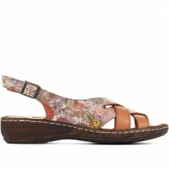Pavers Wide Fit Leather Slingback Sandals - KAP35005 / 322 112 32 Pavers Wide Fit Leather Slingback Sandals - KAP35005 / 322 112