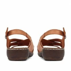 Pavers Wide Fit Leather Slingback Sandals - KAP35005 / 322 112 33 Pavers Wide Fit Leather Slingback Sandals - KAP35005 / 322 112