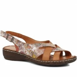 Pavers Wide Fit Leather Slingback Sandals - KAP35005 / 322 112 26 Pavers Wide Fit Leather Slingback Sandals - KAP35005 / 322 112