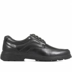 Pavers Wide Fit Leather Lace-Up Shoes - KEM35004 / 322 311