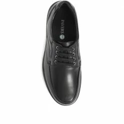 Pavers Wide Fit Leather Lace-Up Shoes - KEM35004 / 322 311