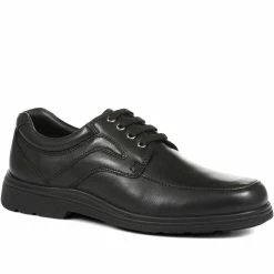 Pavers Wide Fit Leather Lace-Up Shoes - KEM35004 / 322 311