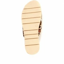 Bellissimo Sandals Leopard Print Platform Sliders - BELBAIZH35033 / 321 463