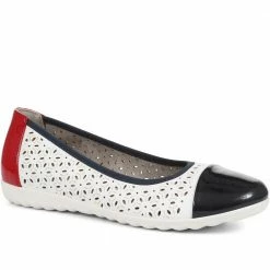 Pavers Shoes Flat Ballerina Pumps - WBINS35096 / 321 638