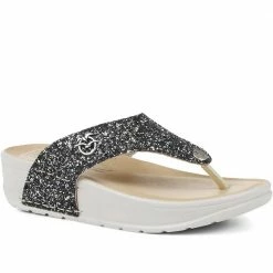 Fly Flot Leather Toe-Post Sandals - FLY35113 / 322 016