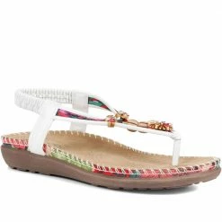 Pavers Embellished Toe Post Sandals - BAIZH35077 / 321 465