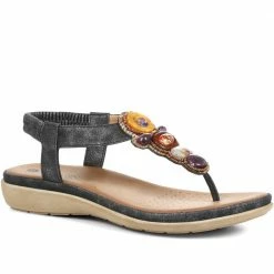 Pavers Embellished Flip Flop Sandals - BAIZH35089 / 321 708