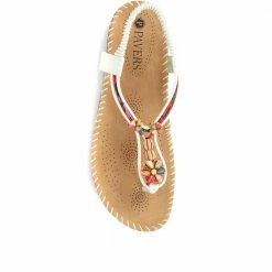 Pavers Embellished Toe Post Sandals - BAIZH35077 / 321 465