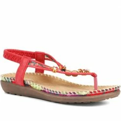 Pavers Embellished Toe Post Sandals - BAIZH35077 / 321 465