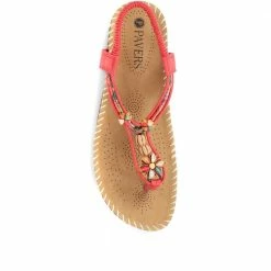 Pavers Embellished Toe Post Sandals - BAIZH35077 / 321 465