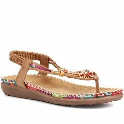 Pavers Embellished Toe Post Sandals - BAIZH35077 / 321 465