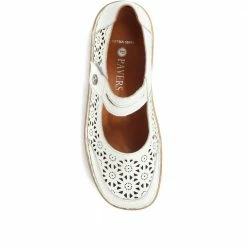 Pavers Wide Fit Leather Mary Jane Shoes - DRTMA35003 / 322 098