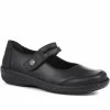 Pavers Wide Fit Leather Mary Jane Shoes - DRTMA35005 / 322 100