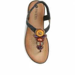 Pavers Embellished Flip Flop Sandals - BAIZH35089 / 321 708