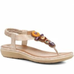 Pavers Embellished Flip Flop Sandals - BAIZH35089 / 321 708