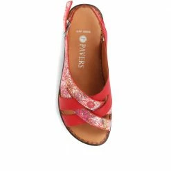 Pavers Wide Fit Leather Slingback Sandals - KAP35005 / 322 112 42 Pavers Wide Fit Leather Slingback Sandals - KAP35005 / 322 112