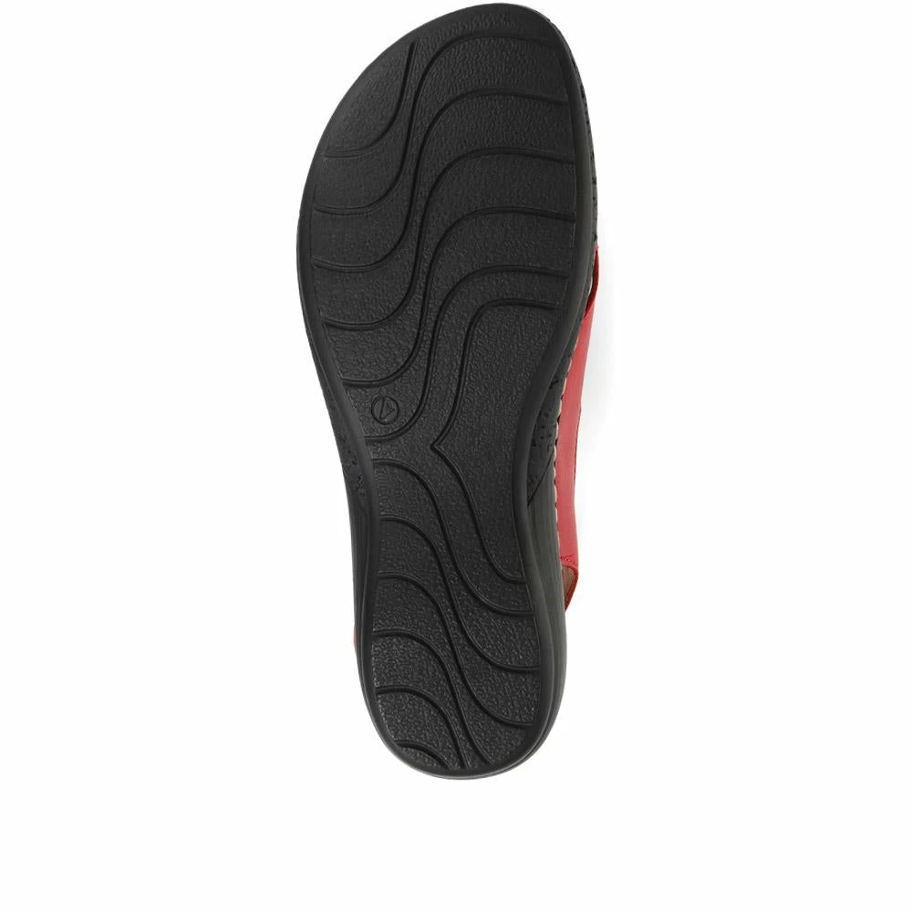 Pavers Wide Fit Leather Slingback Sandals - KAP35005 / 322 112 20 Pavers Wide Fit Leather Slingback Sandals - KAP35005 / 322 112