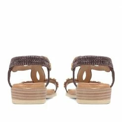 Pavers Flat Embellished Sandals - BAIZH35029 / 321 553