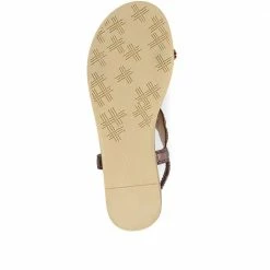 Pavers Flat Embellished Sandals - BAIZH35029 / 321 553