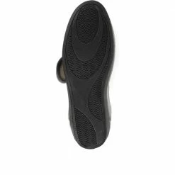 Pavers Ladies Embroidered Easy Fasten Slippers - QINGD30009 / 316 584 / 316 584