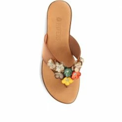 Pavers Embellished Toe Post Sandals - CLUBS35001 / 321 719 20 Pavers Embellished Toe Post Sandals - CLUBS35001 / 321 719