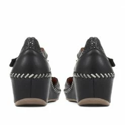 Pavers Leather Wedge Sandals - METIN33015 / 319 980 9 Pavers Leather Wedge Sandals - METIN33015 / 319 980