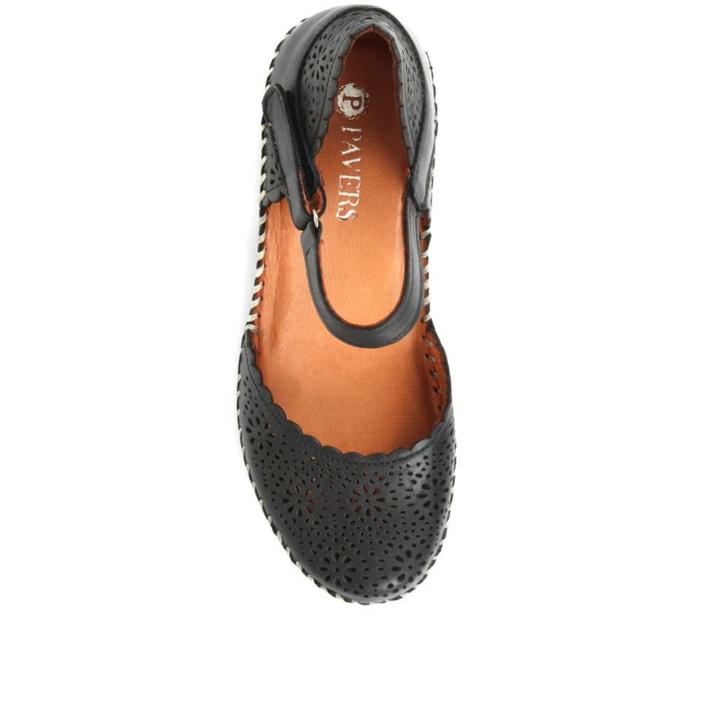 Pavers Leather Wedge Sandals - METIN33015 / 319 980 5 Pavers Leather Wedge Sandals - METIN33015 / 319 980