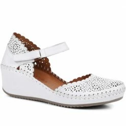 Pavers Leather Wedge Sandals - METIN33015 / 319 980