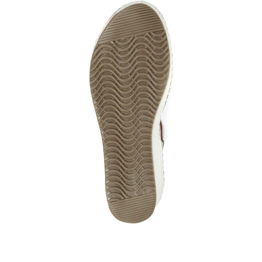 Pavers Leather Wedge Sandals - METIN33015 / 319 980 8 Pavers Leather Wedge Sandals - METIN33015 / 319 980