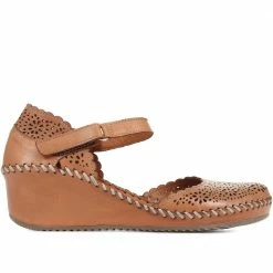 Pavers Leather Wedge Sandals - METIN33015 / 319 980 30 Pavers Leather Wedge Sandals - METIN33015 / 319 980