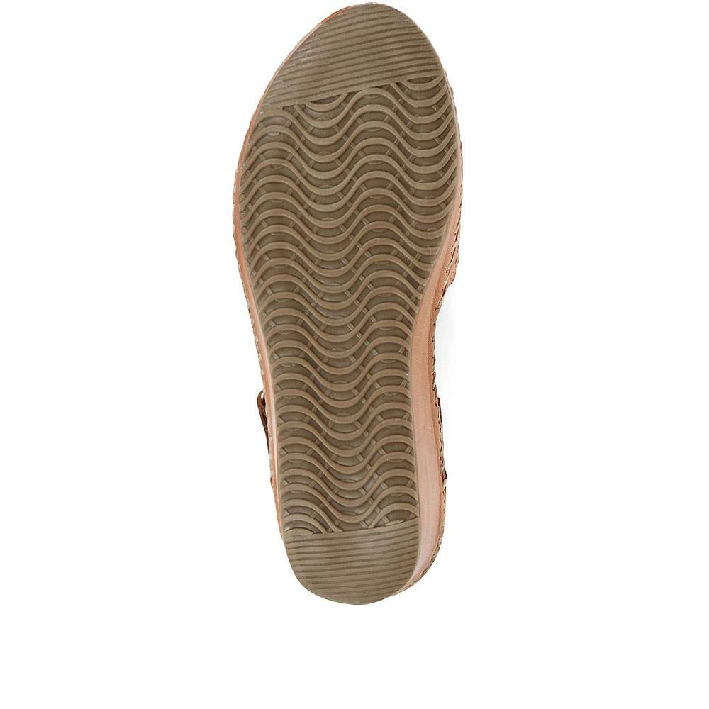 Pavers Leather Wedge Sandals - METIN33015 / 319 980 17 Pavers Leather Wedge Sandals - METIN33015 / 319 980