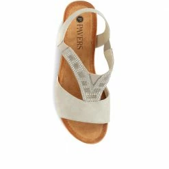 Pavers Heeled Slingback Sandals - WOIL35017 / 321 686