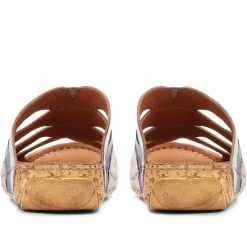 Pavers Leather Mule Wedge Sandal - KARY29010 / 315 352 Sandals 24 Pavers Leather Mule Wedge Sandal - KARY29010 / 315 352 Sandals