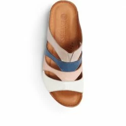 Pavers Leather Mule Wedge Sandal - KARY29010 / 315 352 Sandals 26 Pavers Leather Mule Wedge Sandal - KARY29010 / 315 352 Sandals
