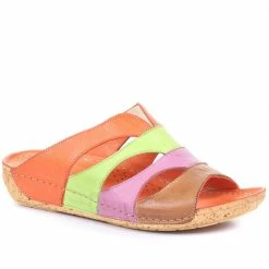 Pavers Leather Mule Wedge Sandal - KARY29010 / 315 352 Sandals 35 Pavers Leather Mule Wedge Sandal - KARY29010 / 315 352 Sandals