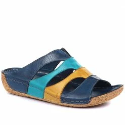 Pavers Leather Mule Wedge Sandal - KARY29010 / 315 352 Sandals 22 Pavers Leather Mule Wedge Sandal - KARY29010 / 315 352 Sandals