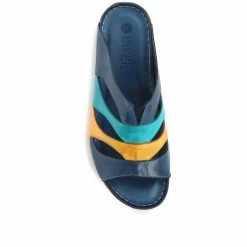 Pavers Leather Mule Wedge Sandal - KARY29010 / 315 352 Sandals 33 Pavers Leather Mule Wedge Sandal - KARY29010 / 315 352 Sandals