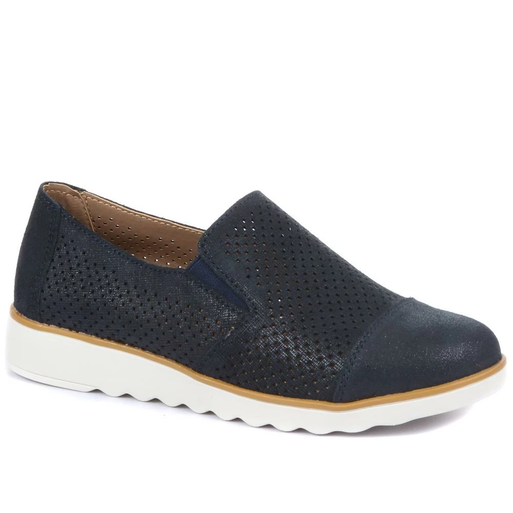 Pavers Wide Fit Metallic Leather Slip-On - BRK29016 / 315 064 / 315 064 Shoes 3 Pavers Wide Fit Metallic Leather Slip-On - BRK29016 / 315 064 / 315 064 Shoes