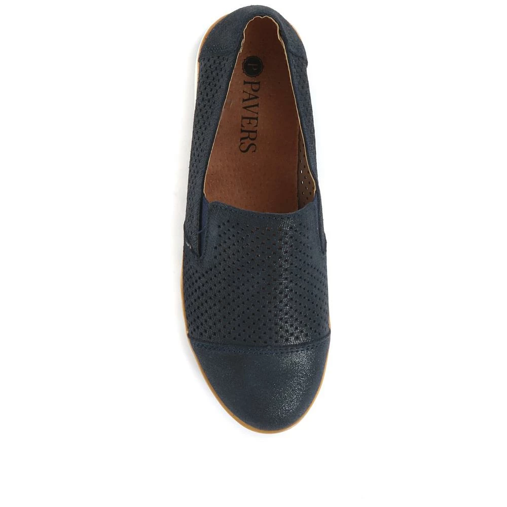 Pavers Wide Fit Metallic Leather Slip-On - BRK29016 / 315 064 / 315 064 Shoes 18 Pavers Wide Fit Metallic Leather Slip-On - BRK29016 / 315 064 / 315 064 Shoes