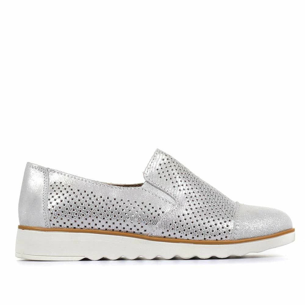 Pavers Wide Fit Metallic Leather Slip-On - BRK29016 / 315 064 / 315 064 Shoes 23 Pavers Wide Fit Metallic Leather Slip-On - BRK29016 / 315 064 / 315 064 Shoes